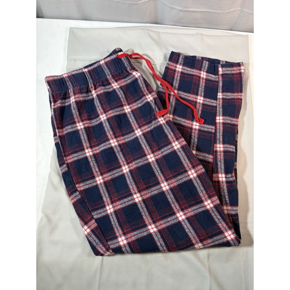 NORDSTROM Flannel Family Pajama Pants in Navy Peacoat Tartan, Size Extra Large